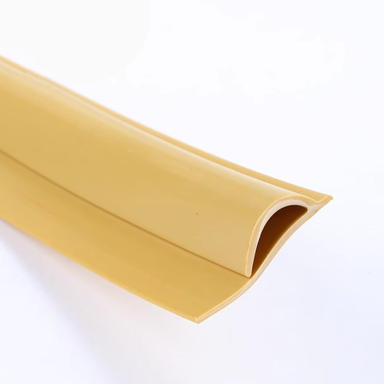 XBTGS Striscia di transizione pieghevole per moquette, striscia di transizione per bordo del telaio, impermeabile, connettore per pavimento di piastrelle per sedia a rotelle/spazzatrice, giallo, 25 m