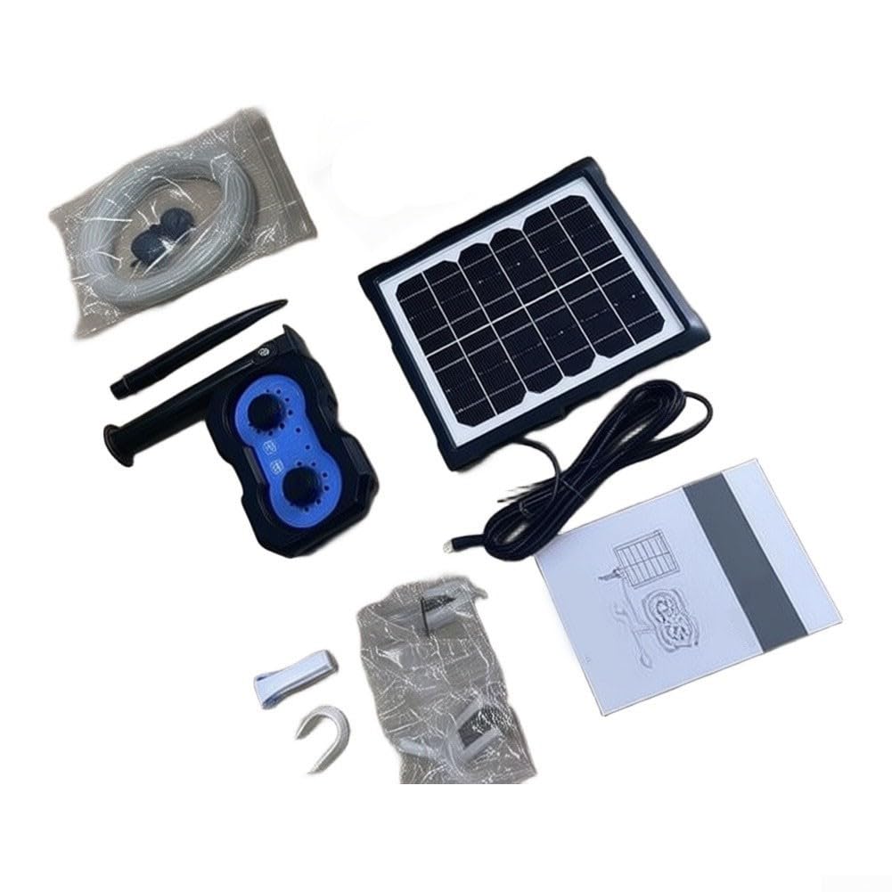Solar Teichbelüfter Pumpe mit Backup und Metall