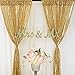 B-COOL Gold Sequin Backdrop Curtain 2 Packs 2ftx8ft Gold Curtains for Wedding Party Backdrop Drapes for Birthday Party Photography Stage Background Decorations