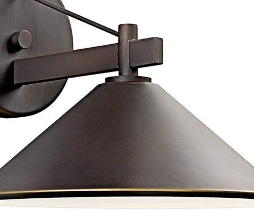 Miniatura 3 de Kichler Ripley - Lámpara de pared para exteriores (7.5 pulgadas), color bronce