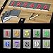 HAUTMEC Vintage Aluminum Numbers Stencils, 0 to 9 Aluminum Stencils & Holder, 2