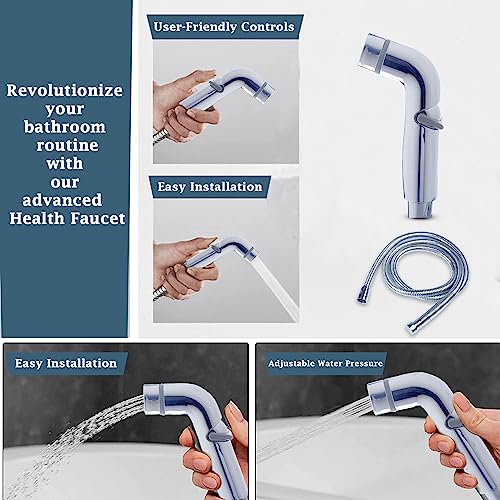 Image of Bathroom Jet Spray for Toilet Ennius Toilet Jet Spray, Jet Spray for Toilet Portable | Portable Health Faucet Jet Spray for Toilet - for Multiple Tasks | Jet Spray Portable | Toilet Spray Jet