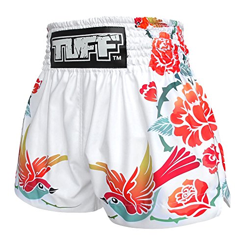 Tuff Muay Thai Shorts TUF-MS618-WHT-XL