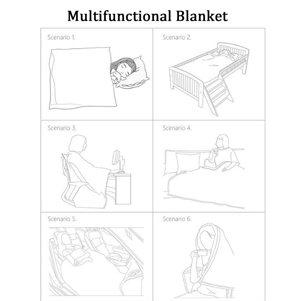 Chickw11 Coperta Di Flanella, 3D Animale Stampa Morbida Leggera