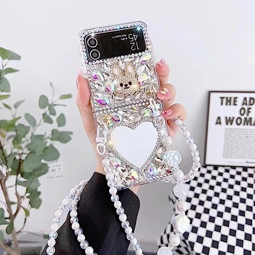 Coque antichoc Samsung Z Flip 4 miroir diamant pour ne plus jamais faire tomber votre téléphone