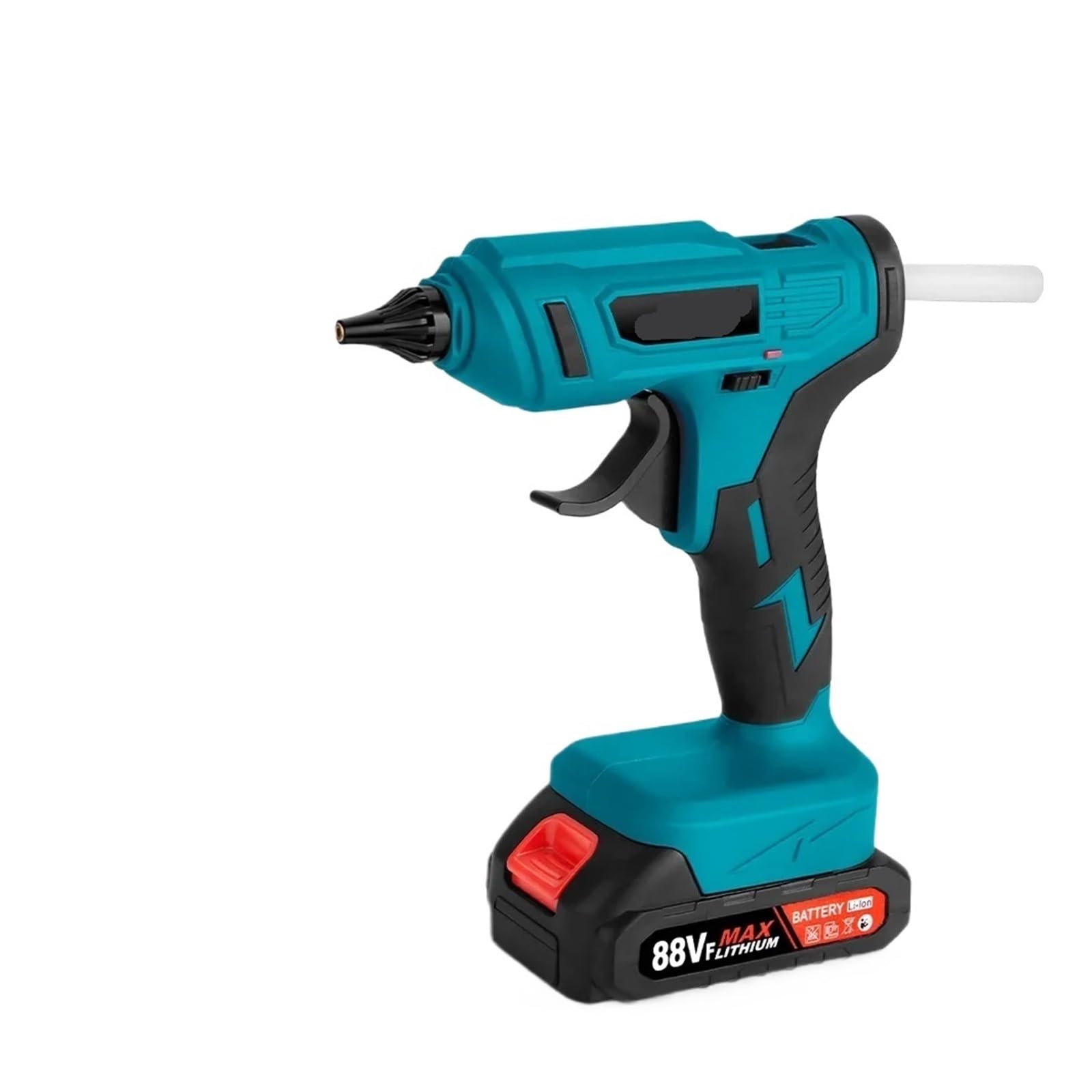 100W Cordless Electric Hot Melt Glue Gun 11mm Stick Anti-Scald Nozzle Rechargeable DIY Repair Tool