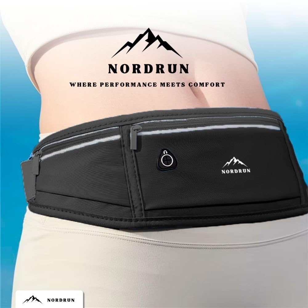 Marsupio Running Impermeabile Uomo Donna per Corsa Sport Trekking Fitness Jogging Cintura Palestra per Cellulare