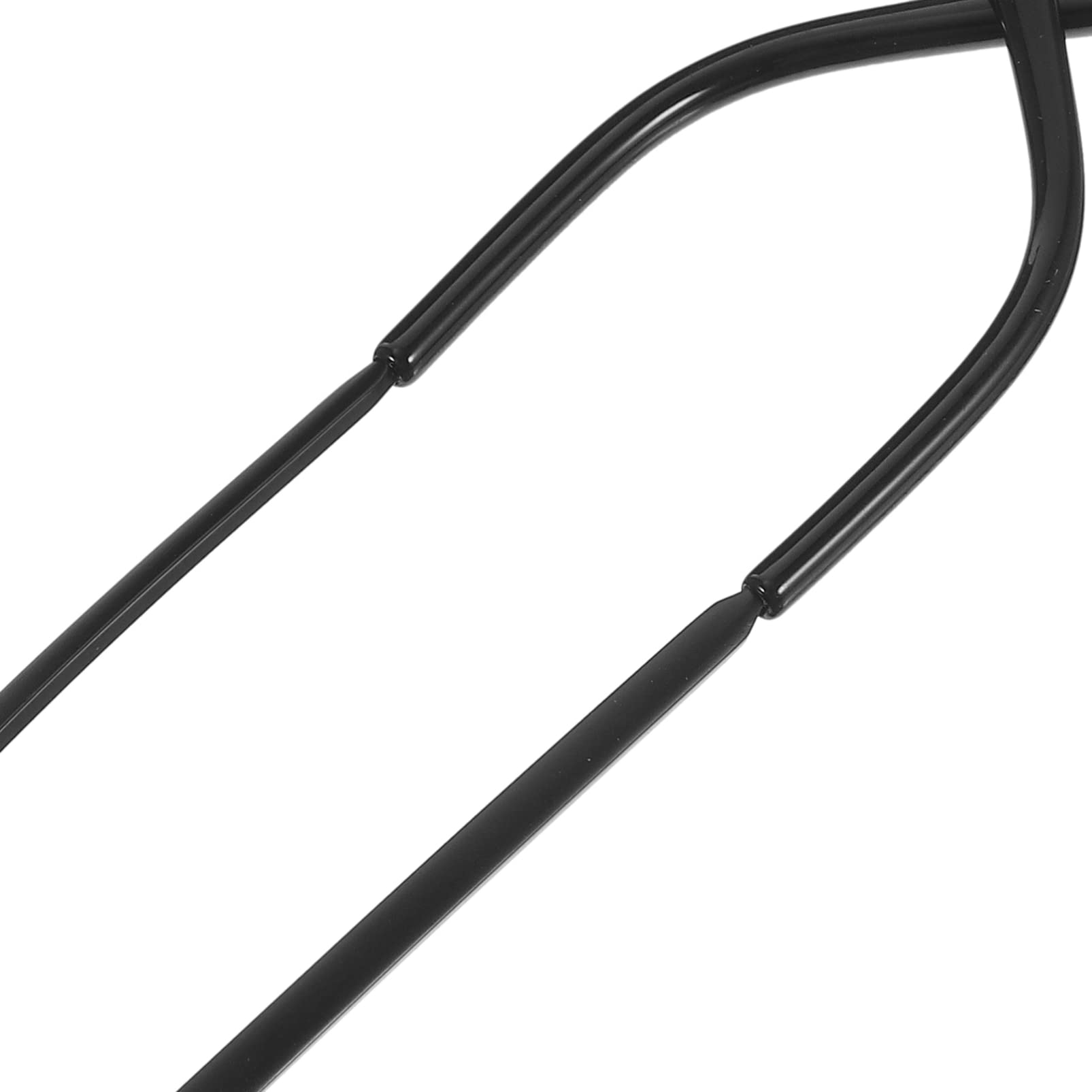 STOBOK Glasses Arm Legs Spectacle Legs 1 Pair Glasses Arm Replacement Metal Eyeglasses Temple Sunglasses Arm Universal Glasses Retainers Eyewear Frame Legs Eyeglasses Accessories Black - Image 3