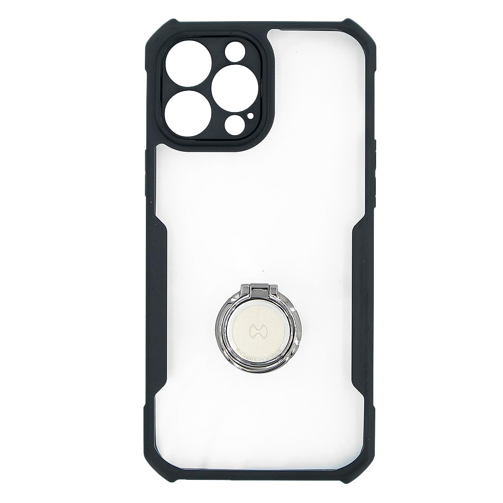 XunddiPhone 13 Pro Max Mobile Case Magic Beatle Ring, XIP13PM (Black)