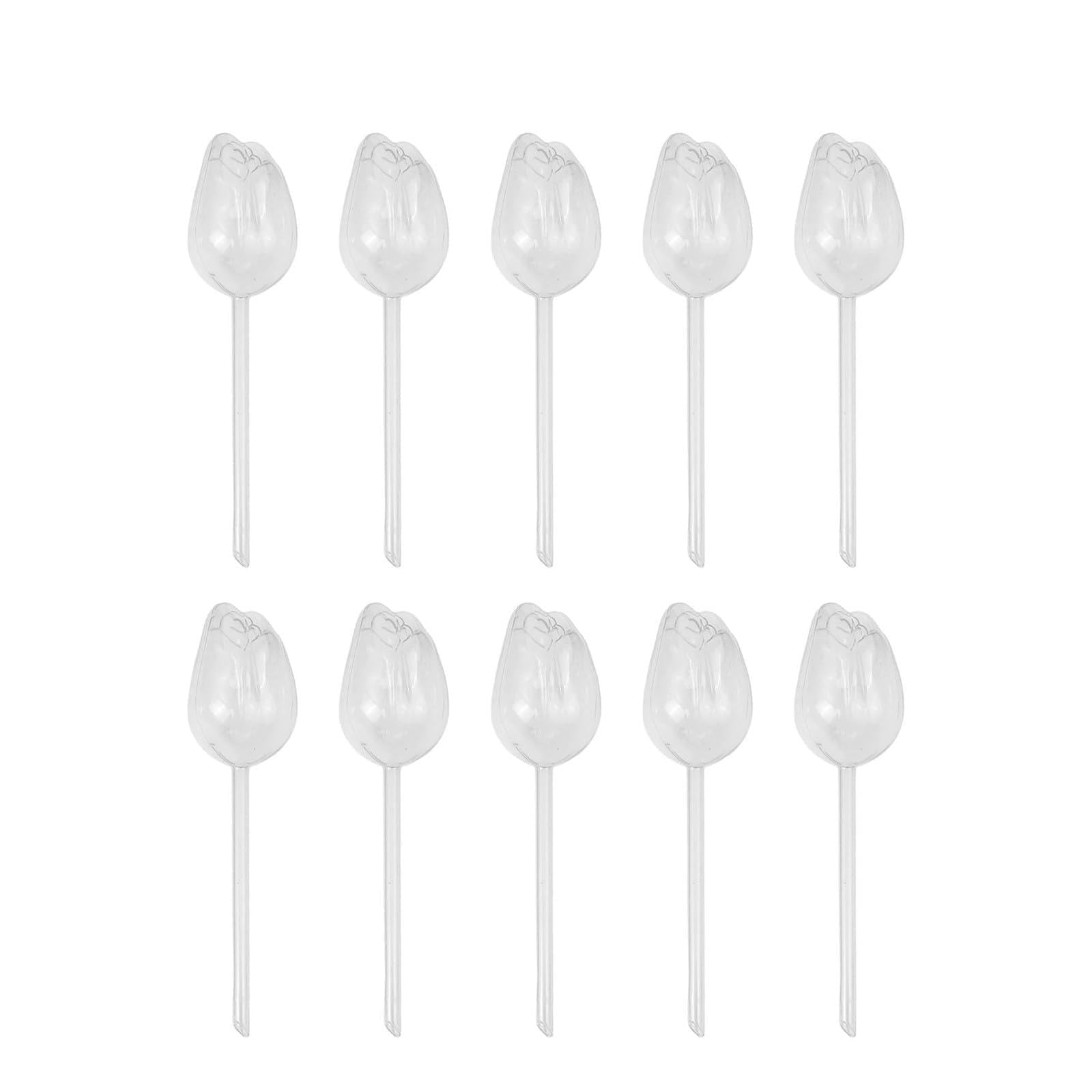 Lot de 10 globes d'arrosage automatique en forme de tulipe pour plantes, dispositifs d'auto-arrosage pour plantes en pot d'intérieur et d'extérieur M : 106,7 x 101,6 x 162,6 cm