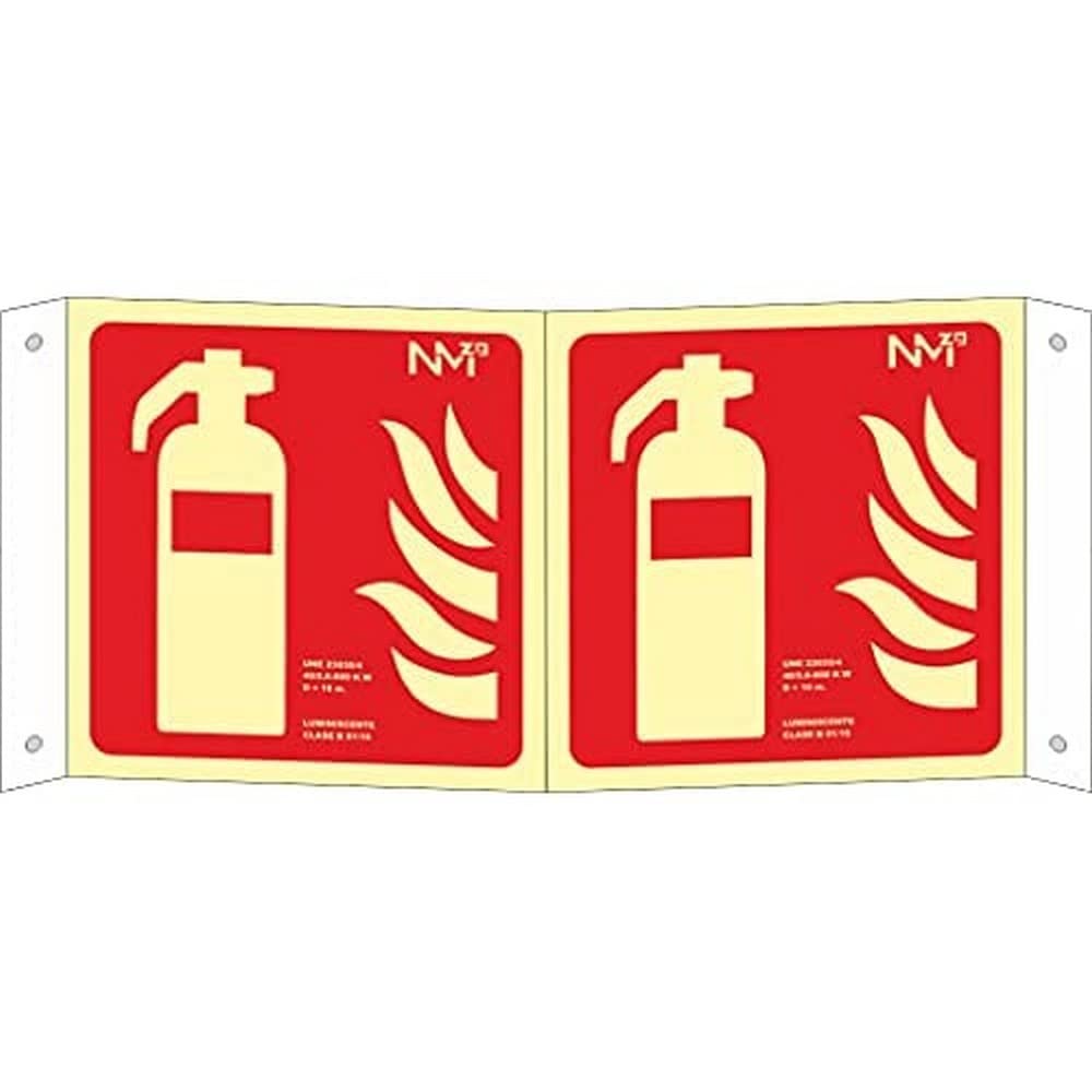 Normaluz A06701 gaśnica klasy A PVC 1 mm 42 x 42 cm z CTE, RIPCI i nadaje się do nowych przepisów prawnych