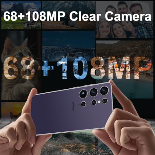 Image of BXV I25 Ultra 16+512GB Smartphone - 7000mAh Battery, 6.99-inch Display, Built-in Pen, Android 14, Snapdragon 8 Gen3, 68MP+108MP Camera Outperform Competitors in Speed & Power (Purple)