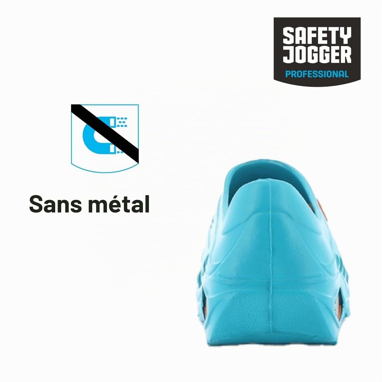 Oxypas Safety Jogger Sabot Léger Hommes et Femmes 37/38 EU - OXYVA - Sabots Antidérapants, Antibactériens, Antistatiques et Antifongiques, Chaussures de Sécurité, Vert