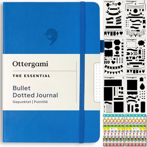 Carnet de notes A5 pointillé Ottergami journal intime écriture papier 100g