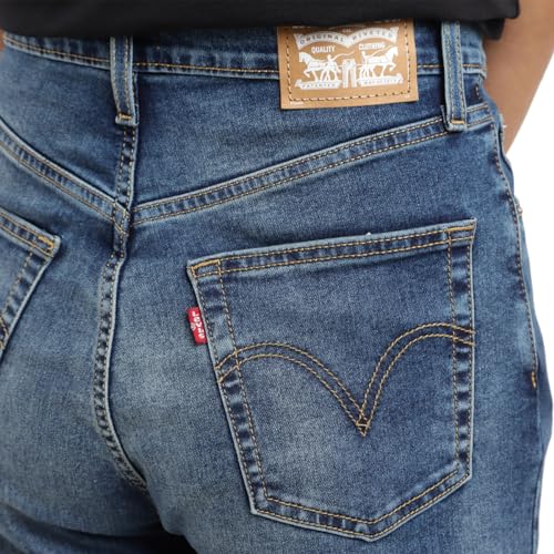 Image of Levi's Women's 724 High Rise Ribcage Straight Fit Jeans