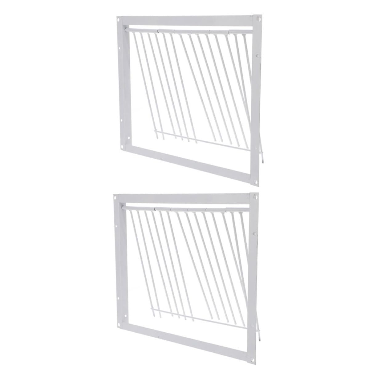 Puerta para Jaula de Pájaros 2 Piezas 33x26 Cm para Palomares de Carreras y Saltos Puerta Reforzada de Hierro Resistente para Palomas Competición y Jaulas Exteriores