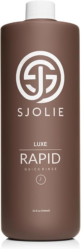 SJOLIE SUNLESS Solução para bronzeamento em spray Luxe Ultra One Hour Express Tan com base violeta, 946 mL
