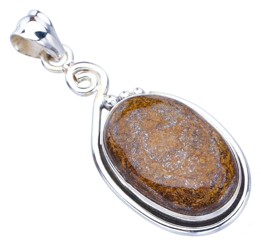 Pendentif bronzite naturelle idée cadeau unique pour femme