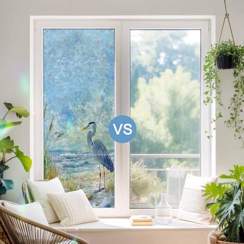 Película de privacidad para ventana con efecto arcoíris 19.6"x39.3" miniatura 4
