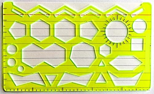 Organic Chemistry Stencil and Drawing Template