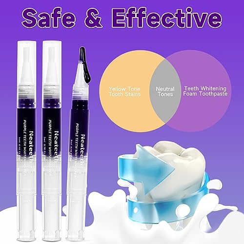 Glorysmile WHITENING_P Purple Whitening Gels Pen 3 Packs, Purple Teeth Whitening Pens thumb #3