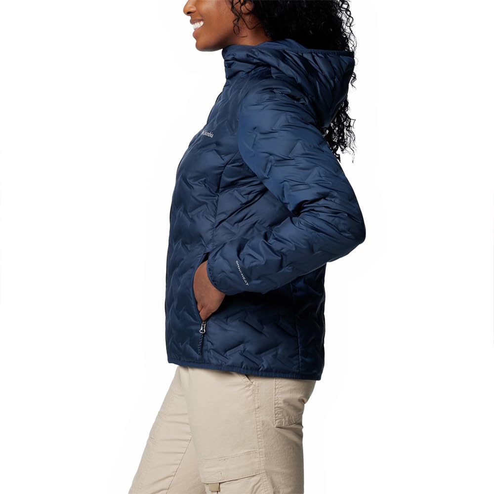 Columbia Delta Ridge Down Hooded Jacket, Piumino Con Cappuccio Donna