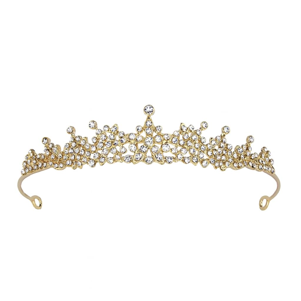 Couronne Princesse Diadème Strass Cristal - Tiara Mariage Fête Soirée