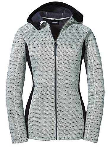 Schöffel Damen Fleece Mellau Hoodie, Whisper White, 38