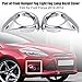 Acouto for focus fog light cover-Pair of Front Bumper Fog Light Fog Lamp Bezel Cover Trim for Focus 2012-2014