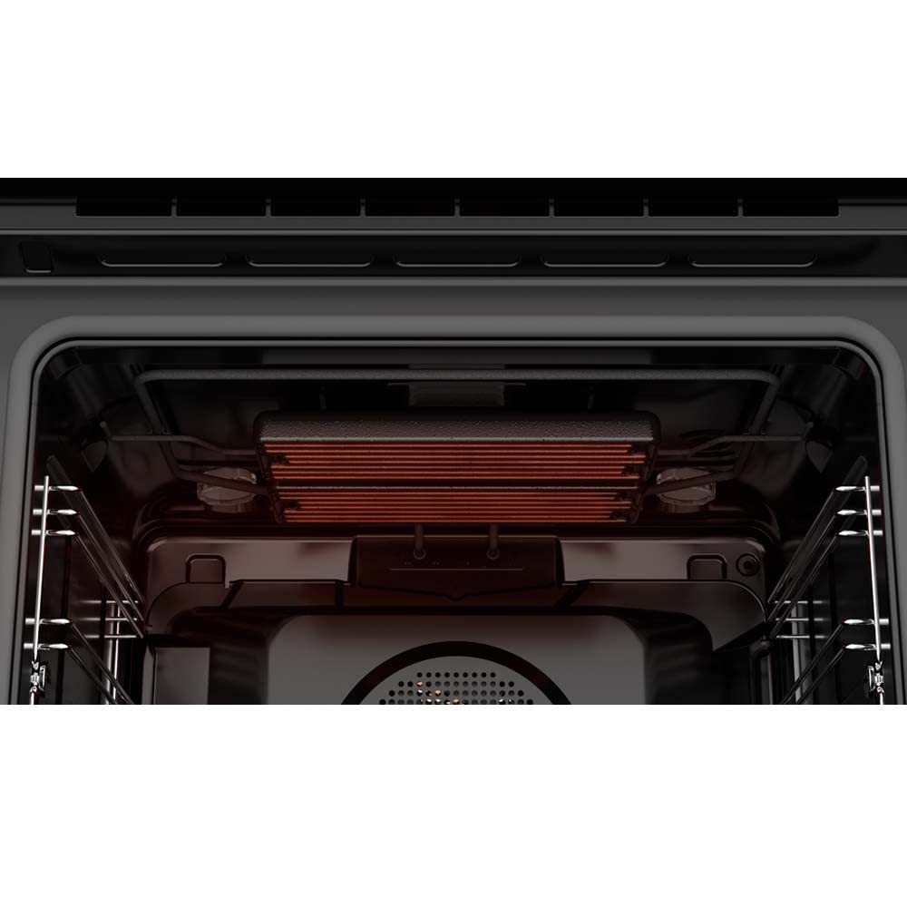 Teka SteakMaster - Horno Pirolítico Multifunción Steakmaster, Horno Especial Carne con Sistema de Limpieza DualClean y Cristal Negro - 5 Años de Garantía