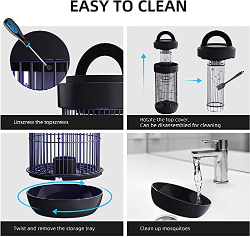 FLASHVIN Lampe Anti Moustique, 4000V UV Destructeur d'insectes, 18W étanche Piege a Moustique, Efficace Contre Les Mouches, idéal pour intérieur et extérieur FLASHVIN Lampe Anti Moustique, 4000V UV Destructeur d'insectes, 18W étanche Piege a Moustique, Efficace Contre Les Mouches, idéal pour intérieur et extérieur