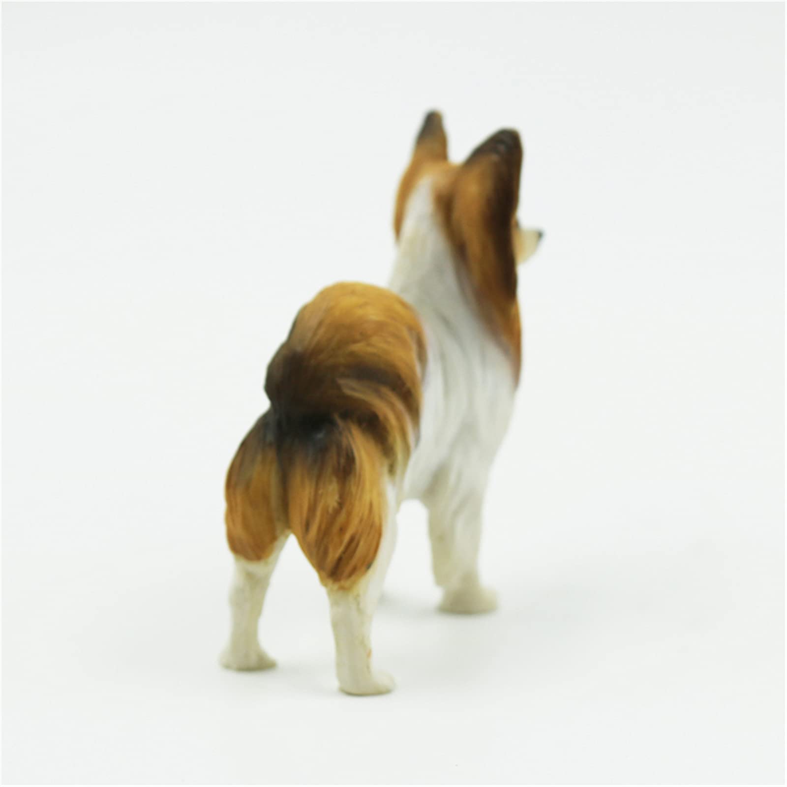 Amazon.co.jp: JJM パピヨン 犬 可愛い 動物 リアル フィギュア