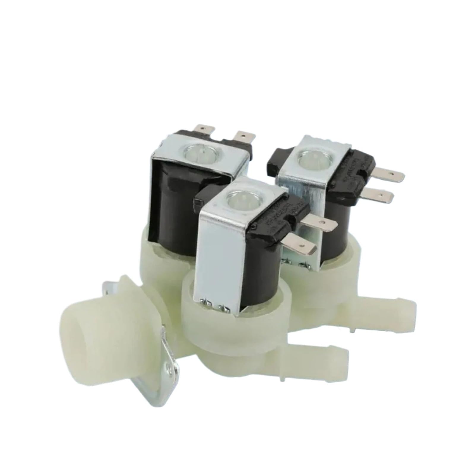 Compatible For Machine, AC220V Three-way Water Inlet Solenoid Valve, Washing Machine Inlet Valve