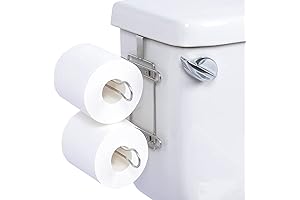 TQVAI Over-the-Tank Hanging Toilet Paper Holder - Rust Resistant
