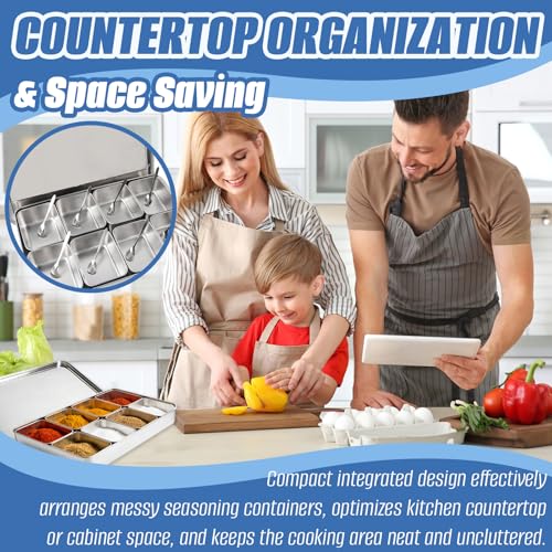 Pots à condiments avec compartiments pour simplifier vos recettes - 8