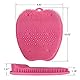 AXLOFO® Dusch Fußmassagegerät Scrubber, Dusch Fußreiniger Fußwäscher Fuß Wasch Pad, Verbessert die Fußzirkulation Reduziert Fußschmerzen - Beruhigt Müde Achy-Füße (pink)
