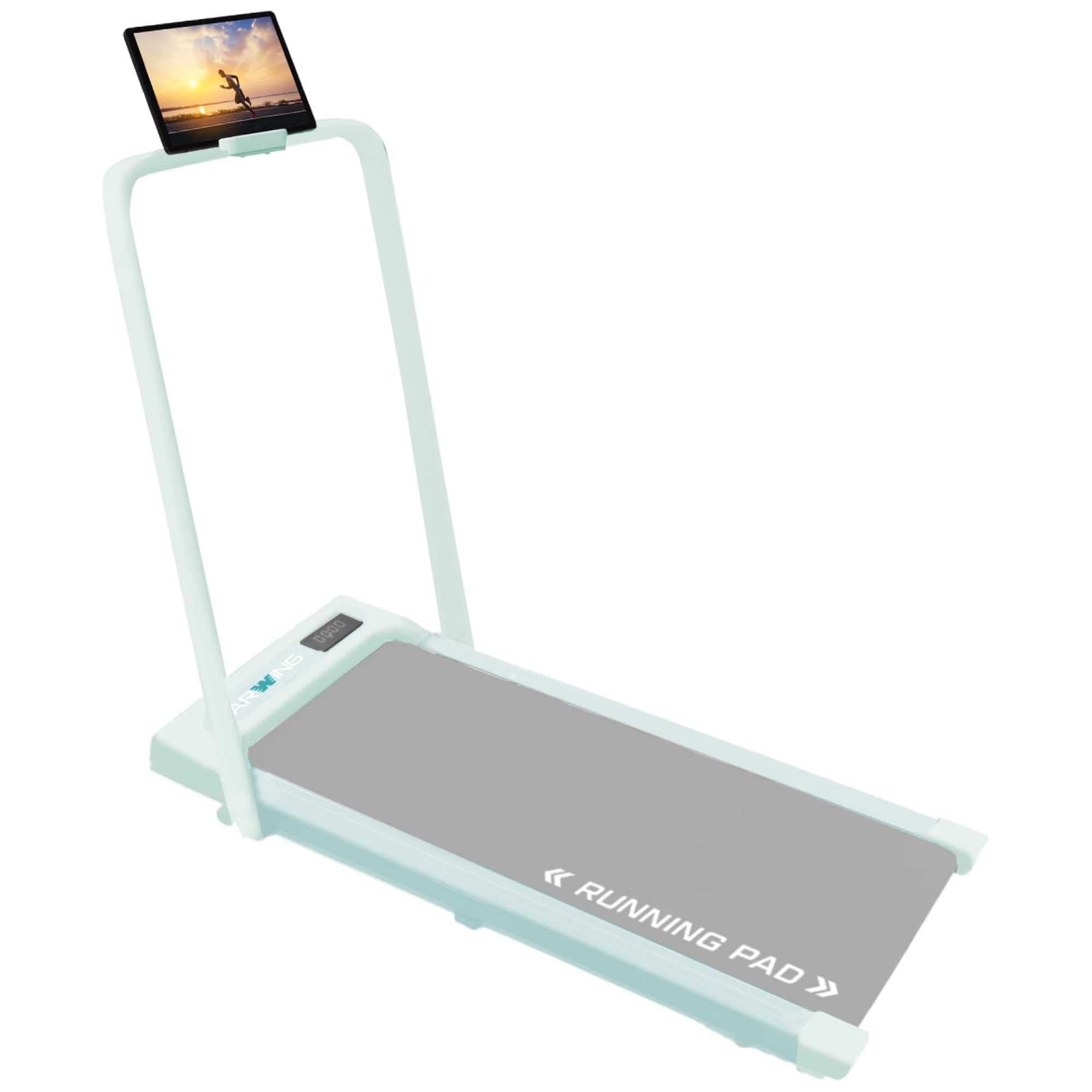 Barwing Running Pad, Room Runner, Handle, Max 10 km/h, Max 12 km/h, Walking Machine, Treadmill, Room Runner, For Home Use, Home Gym, Health Equipment, Household Use, Quiet, Electric, Foldable