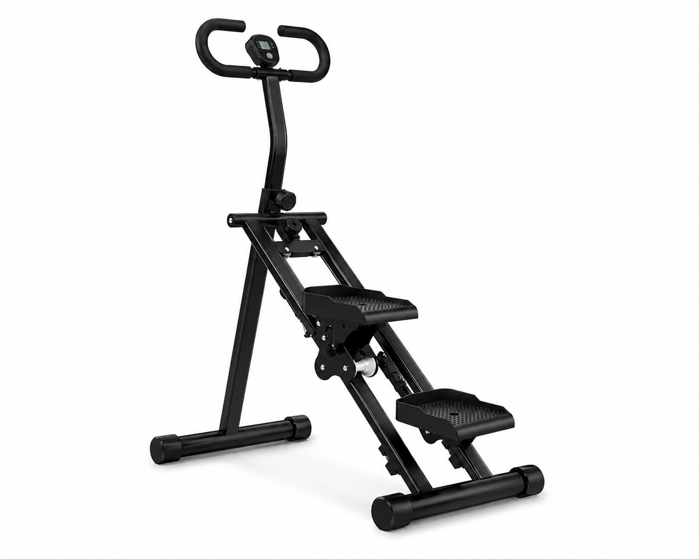 Foldable Stair Climber Exercise Machine for Home Gym with LCD Monitor, Adjustable Handlebar Height, Heavy Duty Steel Frame, Non-Slip Pedals, Full Body Cardio Stepper for Weight Loss & Fitness-picture-16