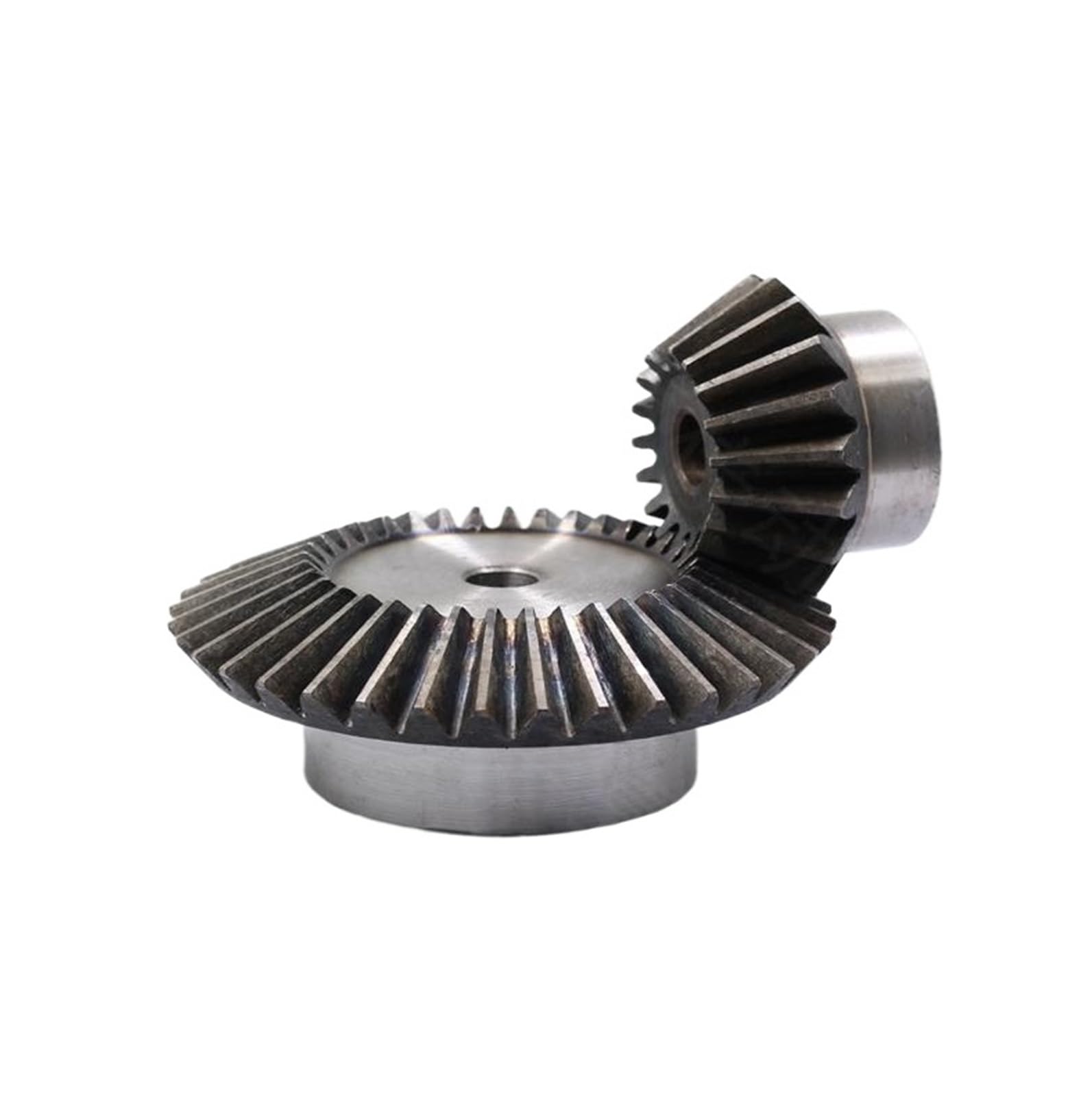 Bevel Gear Pinion Hardware Mechanical 1:2 Bevel Gear 1.2Modulus 20Teeth +30Teeth Inner Hole 6mm 90 Degree Drive Commutation Steel Gears Steel Gears Screw M5