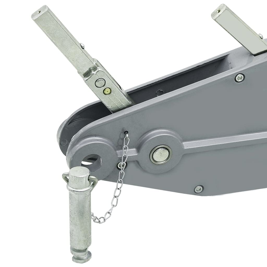 Seilzug 800 kg Handwinde mit 20 m Stahlseil und Sicherheitsverriegelung, Aluminiumgehäuse, geeignet für Forstwinde, Kettenzug, Flaschenzug, Heben, Ziehen, Bergen, Schleppen im Auto, Boot