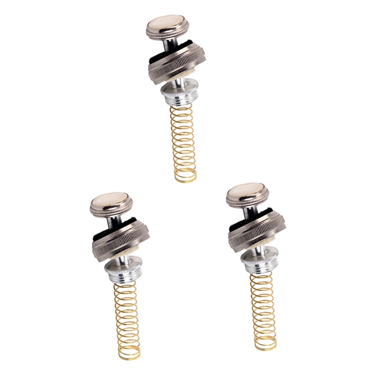 BESTonZON 18piezas Botones Para Con Muelles De Accesorios Para Reparación y De Instrumentos
