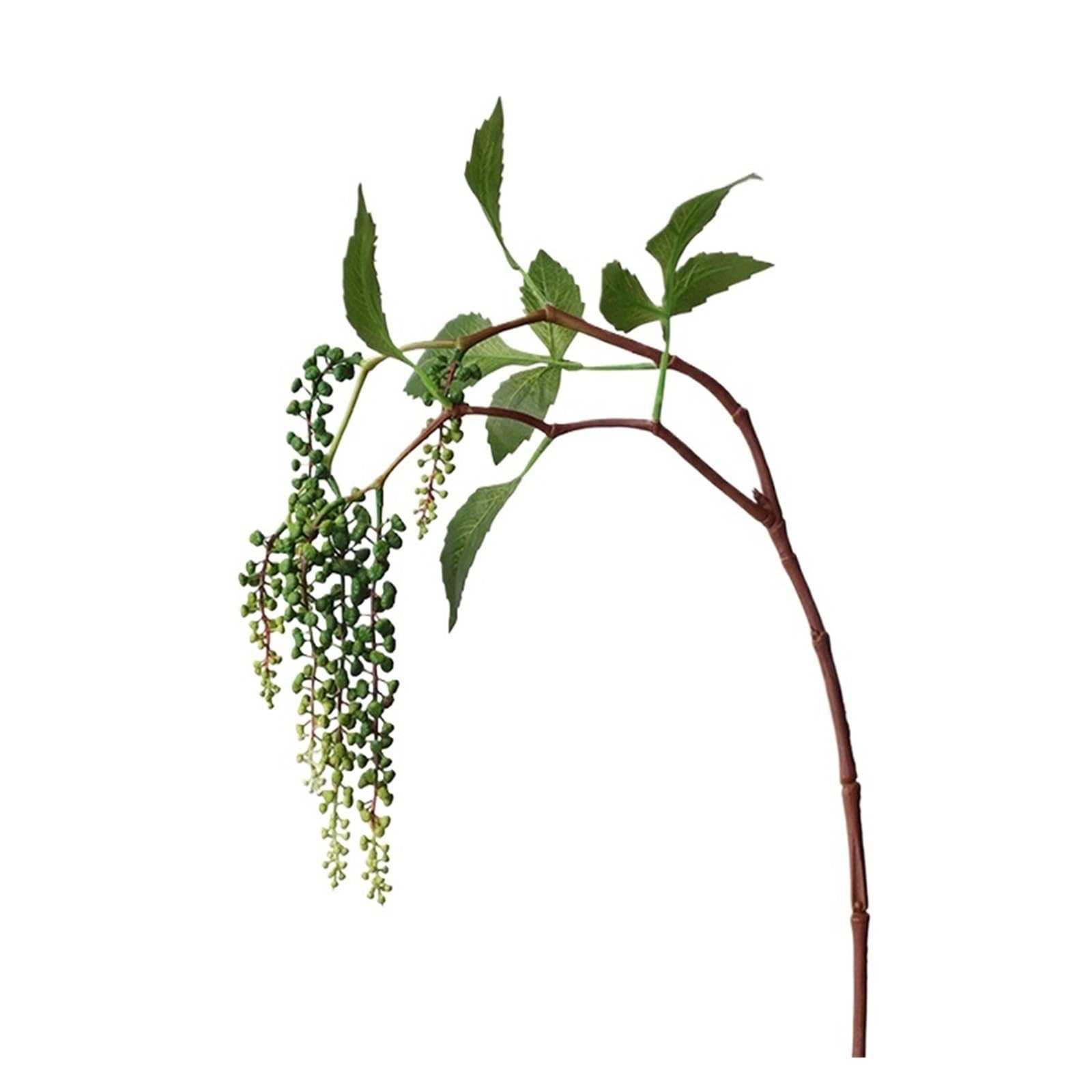 Casetlong 1pc Artificial Flower Hanging Green Plant Home Garden Decorative For Outdoor Balcony(Green)