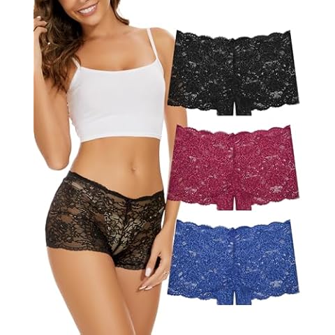 IBYO Lace Boyshorts for Women Cover