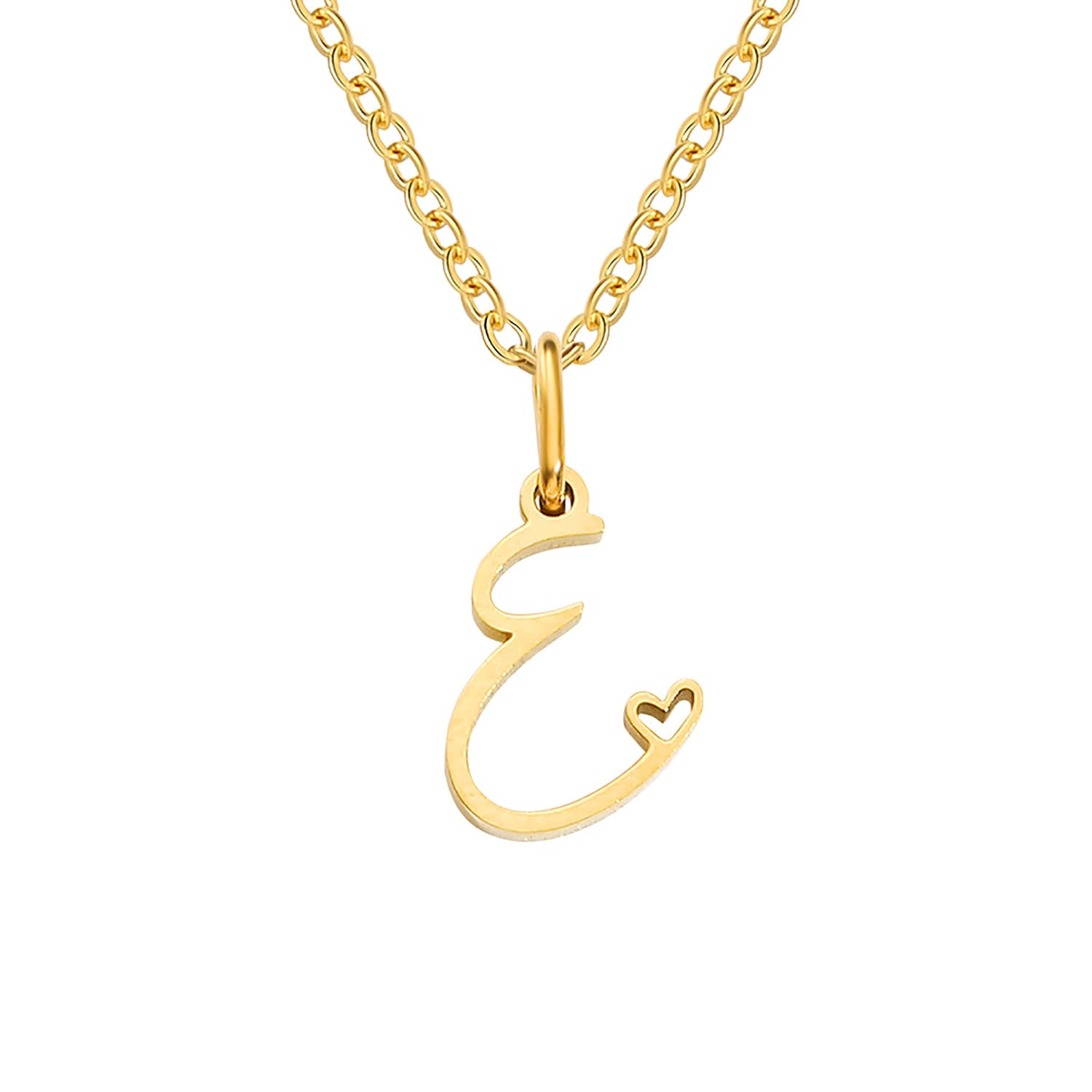 EAGNUIO Initial Necklace for Women 14k Gold Filled Custom Necklaces Dainty Gold Letter Pendant Simple Necklace Trendy Cute Necklaces Choker for Teen Girls Gold Jewelry Gift
