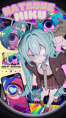 Image of Miku Anime Poster Set of 3 - Vocaloid Inspired Wall Art for Bedroom, Gaming Room & Japanese Anime Decor (miku poster)