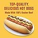 Hebrew National Beef Franks, 10.3 OZ, 6 Count Pack