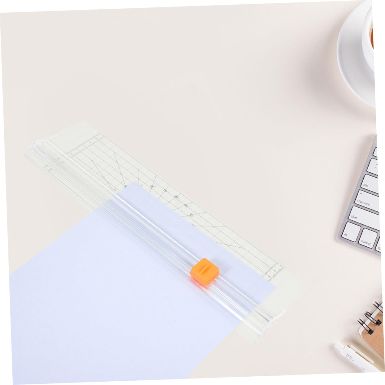SHINEOFI 2 Pezzi Taglierina Carta Portatile Mini Carta per Scrapbooking Foto e Progetti Creativi e Facile Usare per Adulti Design con Lama Protetta