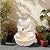 G-LEAF Zen Style Meditating Buddha Statue Water Fountain Outdoor 31'' Tall Patio Garden Water Fountain with LED Light and Submersible Pump Yard Art Decor