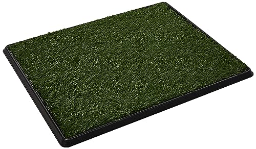 Artificial Grass Puppy Pee Pad for Dogs and Small Pets - 20x25 Inch, Reusable 3-Layer Turf Pads for Dogs with Tray - Indoor and Outdoor Fake Grass Potty Pet Supplies by PETMAKER