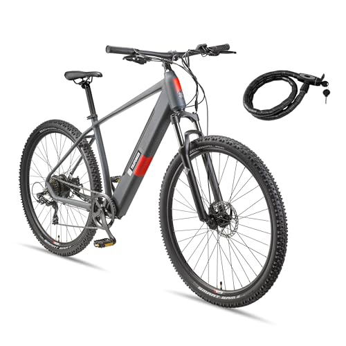 TELEFUNKEN E-Bike Mountainbike 29 Zoll für Herren und Damen | Elektrofahrrad mit 250W Hinterradmotor & 468 Wh Akku | 7-Gang Kettenschaltung | Scheibenbremsen | inkl. Panzerkabelschloss